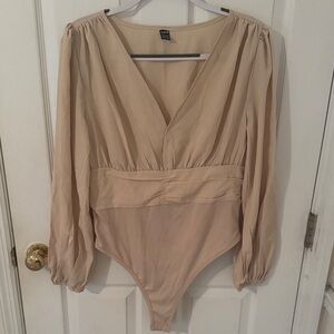 SHEIN Cream Long Sleeve Top
